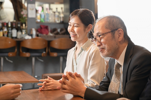 周りの人に相談、共有する