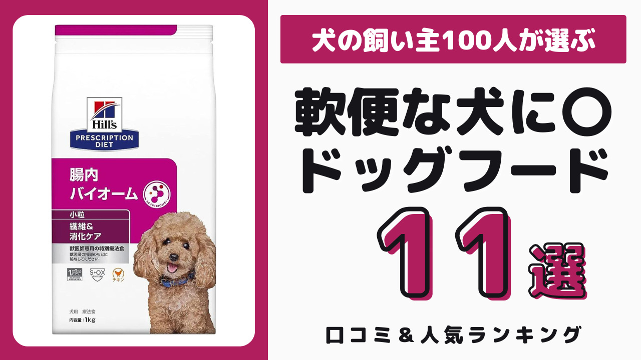 軟便な犬におすすめのドッグフード