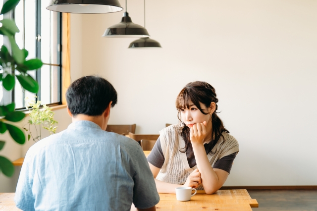 冷静に説明する・話し合う